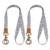 Lanyard for Keys Nice Pattern Neck Strap Key Chain Holder Lanyards for ID Badges -Cloud-