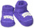 Two Feet Ahead NCAA Newborn Infant Booties with Gift Box TCU Horned Frogs Solid One Size