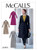 McCall Pattern Women's Unlined Professional Winter Jacket and Belt Sizes 4-12 Sewing Pattern Plain