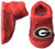 Two Feet Ahead NCAA Newborn Infant Booties with Gift Box Georgia Bulldogs Stripe