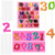 3 Pcs Silicone Letter Molds and Numbers Molds Number 0-9  and  Alphabet A-Z 3D Silicone Embossed Fondant Mold with 20 Pcs Lollipop Sticks Candy Number Mold Letter Chocolate Mold Cake Decoration