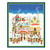 Fabric  and  Fabric QT Fabrics Digital Santa's Workshop 36'' Panel Blue