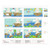 Studio E Fabrics Huggable  and  Loveable 8 Row Your Boat Book 35.75'' Panel Fabric Multi