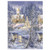 Timeless Treasures Winter Blessing Winter Church 24in Panel Multi Quilt Fabric