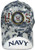 U.S. Navy Emblem Crest Digital Camouflage Camo Embroidered Cap Hat Active Duty Veteran -Licensed-