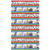Fabric  and  Fabric QT Fabrics Soup Alphabet Stripe 24'' Panel Multi