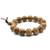 Zen Dear Unisex Natural Vietnam Agarwood Beads Buddhist Prayer Beads Japa Mala Necklace Bracelet Beads -15mm 15 beads-
