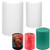 2pcs Silicone Candle Molds for Candle Making 2 Sizes Cylinder Casting Epoxy Resin Molds DIY Casting Epoxy Mold for Making Aromatherapy Candles Soap Flower Specimen Clay Craft