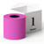Luxury Scented Colored Toilet Paper Gift Box 1 Roll 3-Ply Bath Tissue -Pink- Luxury Scented Colored Toilet Paper Gift Box 1 Roll 3-Ply Bath Tissue -Pink-