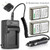 Kastar Battery (X2) & Travel Charger Kit for Olympus BLS-5 PS-BLS5 and Olympus OM-D E-400 E-410 E-420 E-450 E-600 E-620 E-P1 E-P2 E-P3 E-PL1 E-PL2 E-PLE15 E-PM1 E-PM2 E-M10 E-PL6 E-PL5 stylus 1 Camera