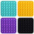 Pop Pop Bubble Sensory Fidget Toy Autism Special Needs Stress Reliever Silicone Stress Reliever Toy Squeeze Sensory Toy