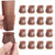 Silicone Chair Leg Floor Protectors?Floor Protectors Chairs 16 Pcs Furniture Legs Caps with Anti-Slip Felt Pads Leg Pads Silicon Moving Pads Silicon Furniture Leg Protection Cover-Brown-