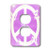 3dRose lsp_40235_6 Pink Sand Peace Sign Butterflies- Inspirational Art 2 Plug Outlet Cover