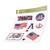 Alpha Phi Sticker Decal Laptop Water Bottle Car -USA Sheet-