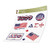 Delta Sigma Phi Sticker Decal Laptop Water Bottle Car -USA Sheet-