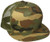 DECKY 5 Panel Flat Bill Trucker Cap Hats Woodland