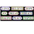 Fabric  and  Fabric QT Fabrics Alpha Doodle Inspirational Words 36'' Panel Black