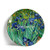 Monarque -"Irises- Van Gogh" Paper Plates - 8 Sturdy Plates per Package