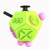 Yeyo Fidget Cube Dodecagon 12 Side Fidget Toy Cube Relieves Stress and Anxiety Anti Depression Cube for Children and Adults with ADHD ADD OCD Autism -Green Pink-