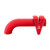 WALLOP Manual Kitchen Knife Sharpener Tool Sharpener for Straight Knives Chef Knife Accessory Sharpens Dull Knives Quickly Safe and Easy to Use Red