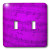 3dRose LLC lsp_20605_2 Sheet Music in Purple Double Toggle Switch