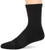 Strideline Women's Premium Athletic Mid Socks -1-Pack- Black small-medium