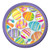 Creative Converting 8 Count Sturdy Style Paper Egg-Citement Dinner Plates 8.75" Multicolored