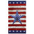 Timeless Treasures Home of The Brave Patriotic Star 24'' Panel USA Fabric