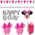 amscan 398847 Wall  and  Table Decoration Kit Disney Minnie Mouse Happy Helpers Collection 1 kit Birthday