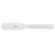 Ateco Straight Spatula with 6-Inch Stainless Steel Blade Plastic Handle Dishwasher Safe
