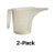 Norpro Translucent White 2-Cup Measuring Funnel Pitcher, Pouring Baking (2-Pack)