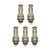 Raogoodcx 5Pcs 4 Pin Aviation Connector Male Female Plug Metal GX12 Panel Connector Socket Plug