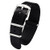 PBCODE Watch Straps Nylon 22mm Black Seat Belt Watch Strap