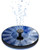 Solar Fountain Solar Bird Bath Fountain Pump 1.4W Solar Powered Fountain with 7 Nozzles Free Standing Floating Water Fountain Pump for Bird Bath Garden Patio Pond Pool