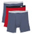 Fruit of the Loom Men's No Ride Up Boxer Brief 3 Pack -Assorted - Covered Waistband XX-Large-