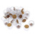 Tinmovys 32pcs Chair Leg Caps Silicone Furniture Floor Protector with Felt Pads Table Feet Covers Fit Both Round  and  Square Chair Leg