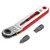 Broppe Mini Ratchet Wrench Screwdriver 1-4 Inch Hex Screwdriver Bit Drive Ratchet Wrench Offset Screwdriver Magnetic with Flat and Phillips Bit