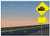 Triple Blank Wall Plate Cover - Road Sign Steep Hill Ahead Warning Sign Blank Sign 1