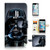 ( For iPhone 8 Plus / 7 Plus ) Flip Wallet Case Cover and Screen Protector Bundle A6541 Darth Vader Starwars