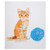 Riley Blake Designs Riley Blake It's A Crayola World Tabby 36'' Panel Fabric Orange-White