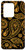 Galaxy S20 Ultra Black and Orange Paisley Pattern Bandana Case