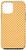 iPhone 12 mini Checkerboard Pattern Gift Orange Light Yellow Checkered Case
