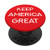 Keep America Great 2020 After President Trump MAGA Political PopSockets PopGrip- Swappable Grip for Phones  and  Tablets