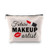 POFULL Future Makeup Artist Gift For Makeup Artist Gifts For Make Up Artist Cosmetic Bag Makeup Bag With Zipper -Future Makeup Artist Makeup bag-