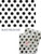 Design Printed Tissue Paper for Gift Wrapping 24 Decorative Sheets 20" X 30" (Black Polka DOT)