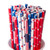 Wehhbtye 200PCS Independence Day Paper Straw - 4th of July Biodegradable Star Stripe Drinking Straw for Memorial Patriotic Day Party Celebration Supply-Red White Blue-
