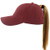 Muryobao Womens Ponytail Baseball Cap Messy High Bun Ponycap Adjustable Snapback Summer Sun Hat Plain Trucker Dad Hat Cotton Wine Red
