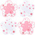 Sakura PVC Coaster Cherry Blossom Cup Coaster Anti-Skid Insulation Coaster for Beer Coffee Tableware Tea -4 6.3 Inch-