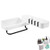 Adhesive Rotating Bathroom Shelf Shower Caddy Expandable Wall Mount Storage Rack Organizer Shower Shelf Shampoo Spices Holder with Clear Adhesive No Drilling Use for Kitchen Shower Room Bathroom