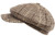 Womens Newsboy Hat Beret Plaid Bakerboy Cabbie Gatsby Pageboy Wool Blend Newsie Cap Brown 1
